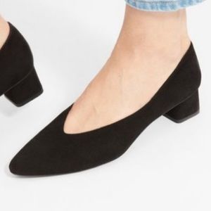 Everlane The V Heel Black Sz 8.5